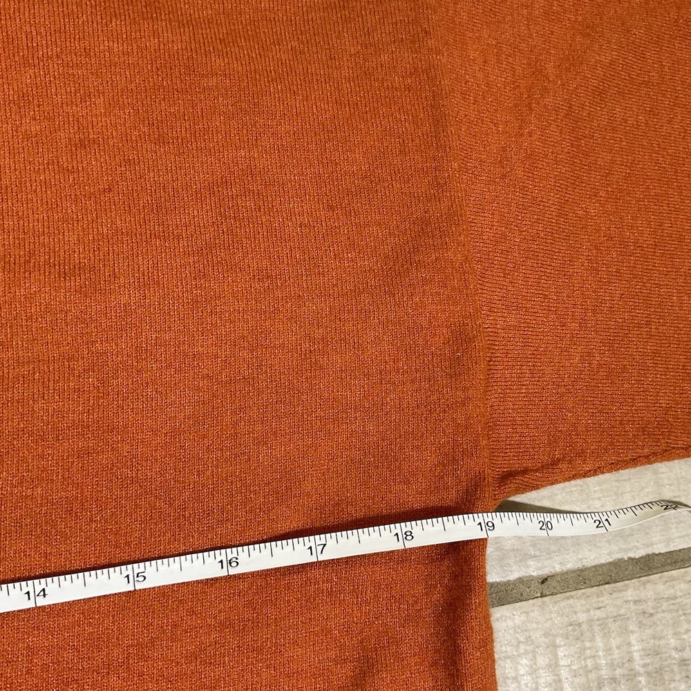 NWT Women's A New Day Long Sleeve Mock Neck Sweater Burnt Orange Rust Small S‎ - Picture 2 of 6